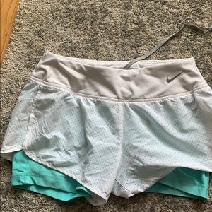 Nike shorts with build in spandex